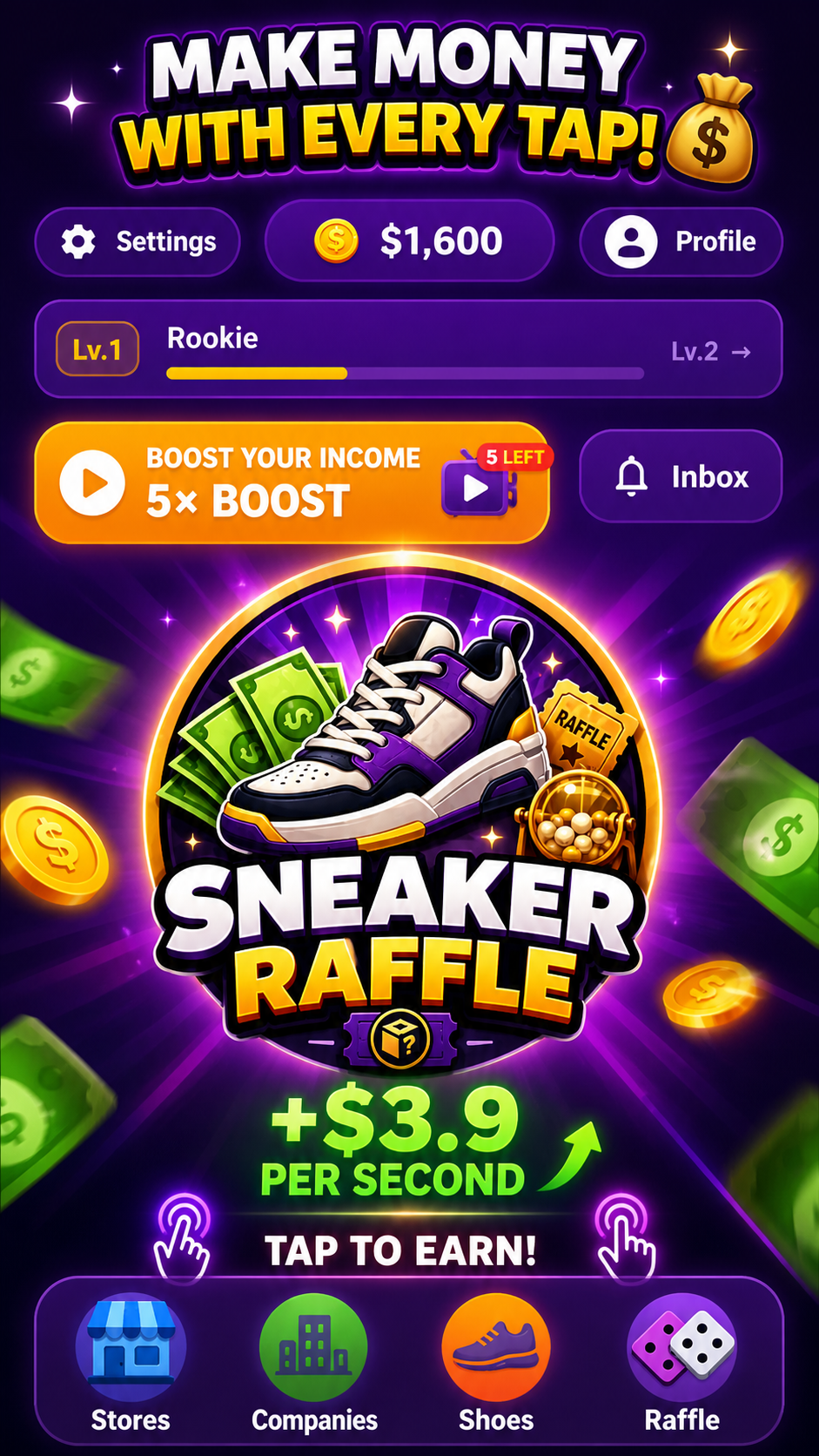 Sneaker Raffle App